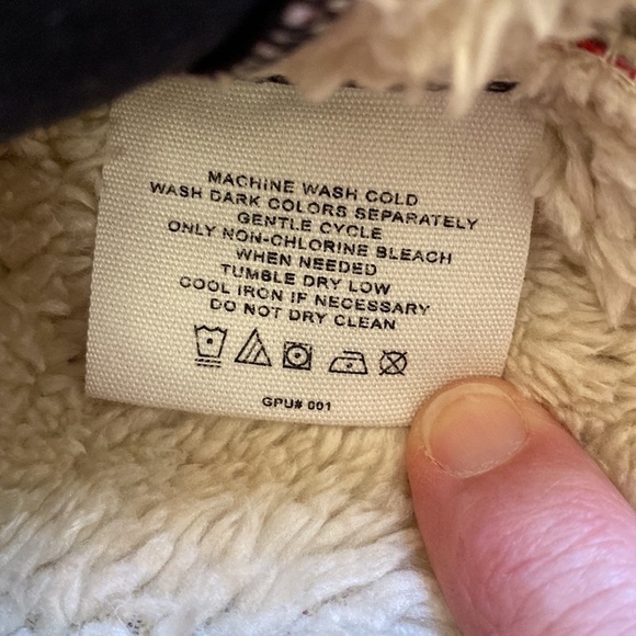 SoHo Threads Flannel Sherpa Chore Jacket Women’s XXL Buffalo plaid Festive Warm - Picture 7 of 7